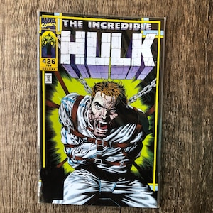 Large Hulk Recycled Graphic Novel Fridge Magnet