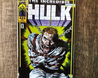 Imán para nevera con novela gráfica reciclada de Hulk