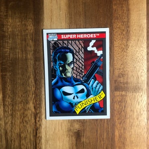 Punisher Recycled Trading Card Fridge Magnet