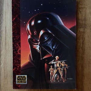 Aimant de réfrigérateur cartes à collectionner recyclées Star Wars