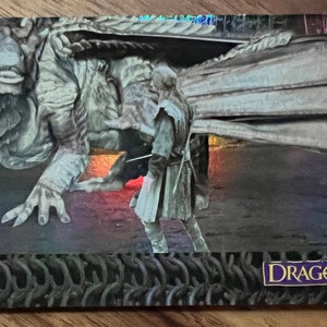 Aimant de réfrigérateur en forme de carte à collectionner recyclée Cœur de dragon