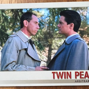 Aimant de réfrigérateur cartes à collectionner recyclées Twin Peaks