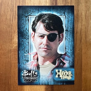 Aimant de réfrigérateur cartes à collectionner recyclées Buffy contre les vampires