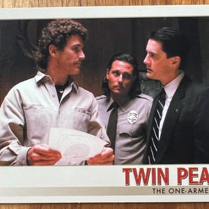 Aimant de réfrigérateur cartes à collectionner recyclées Twin Peaks