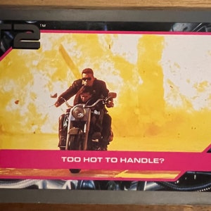 Aimant de réfrigérateur cartes à collectionner recyclées Terminator 2