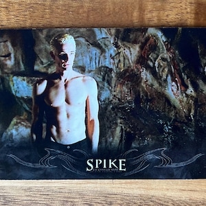 Aimant de réfrigérateur cartes à collectionner recyclées Buffy contre les vampires Spike