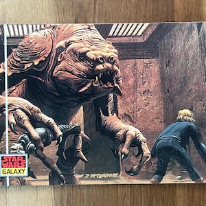Aimant de réfrigérateur cartes à collectionner recyclées Star Wars
