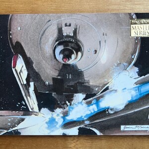 Aimant de réfrigérateur cartes à collectionner recyclées Star Trek