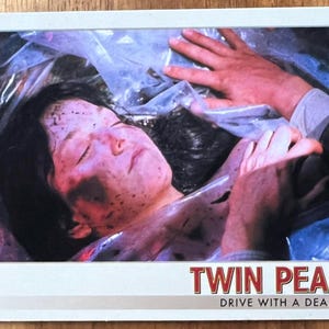 Aimant de réfrigérateur cartes à collectionner recyclées Twin Peaks