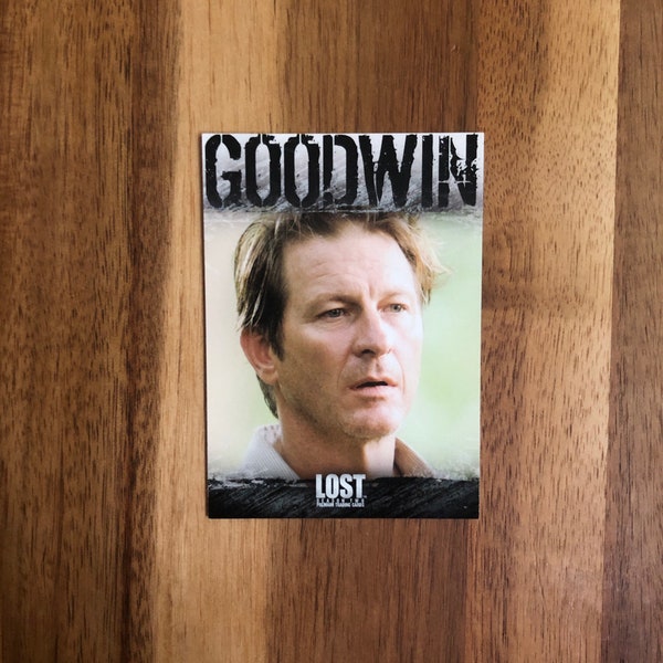 Goodwin Lost Recycled Trading Card Fridge Magnet