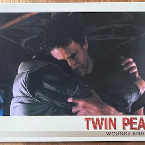 Aimant de réfrigérateur cartes à collectionner recyclées Twin Peaks