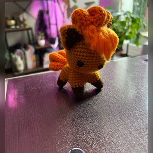 Crochet Pattern FR-US-SP Amigurumi Pokmon Fox Chibi Vupix image 4