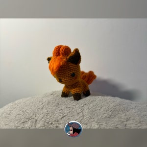 Crochet Pattern FR-US-SP Amigurumi Pokmon Fox Chibi Vupix image 5