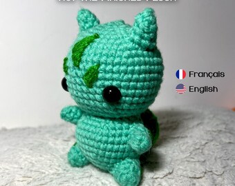 Crochet Pattern FR-US - Amigurumi Pok*mon - Frog Bulb*saur