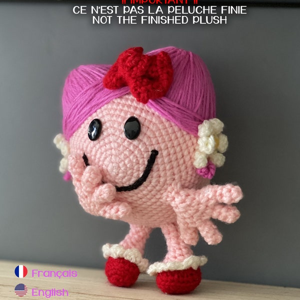 Patron Pattern Crochet FR-US - Amigurumi Madame Câlin - Monsieur Madame