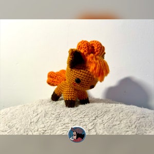 Crochet Pattern FR-US-SP Amigurumi Pokmon Fox Chibi Vupix image 6