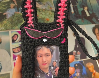 Ateez &quot;Mito&quot; Crazy Form Crochet Kpop Photocard Holder