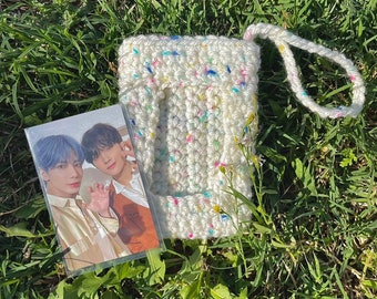 Crochet Kpop Photocard Holder, PC Holder, ID Holder