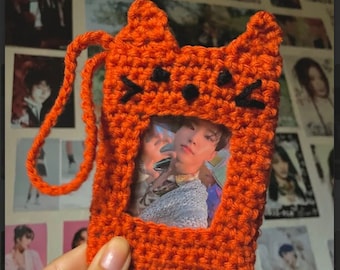 Animal Crochet Photocard Holder, PC Holder, ID Holder