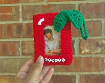 Seventeen Crochet Kpop Photocard Holder SVT Keychains