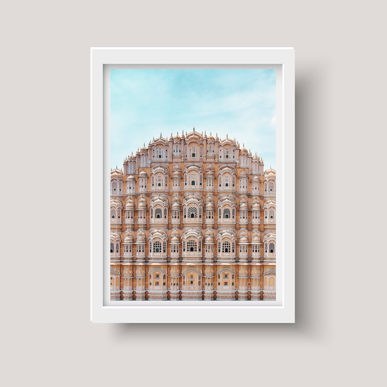 India Wall Art / the Pink Palace Jaipur / Hawa Mahal Photo Etsy