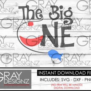 Download The Big One Svg Fishing Birthday Svg One Svg 1st Svg First Etsy