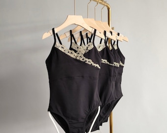 Black Leotard with Lace