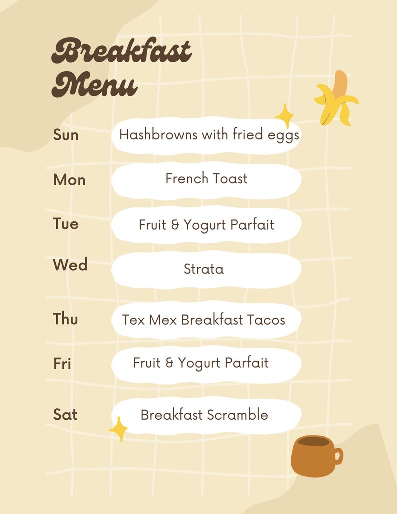 Complete Printable Budget Meal Plan - How to Eat for 50 a Week (week 2