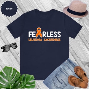 Fearless: Leukemia Awareness Unisex Jersey Short Sleeve Tee