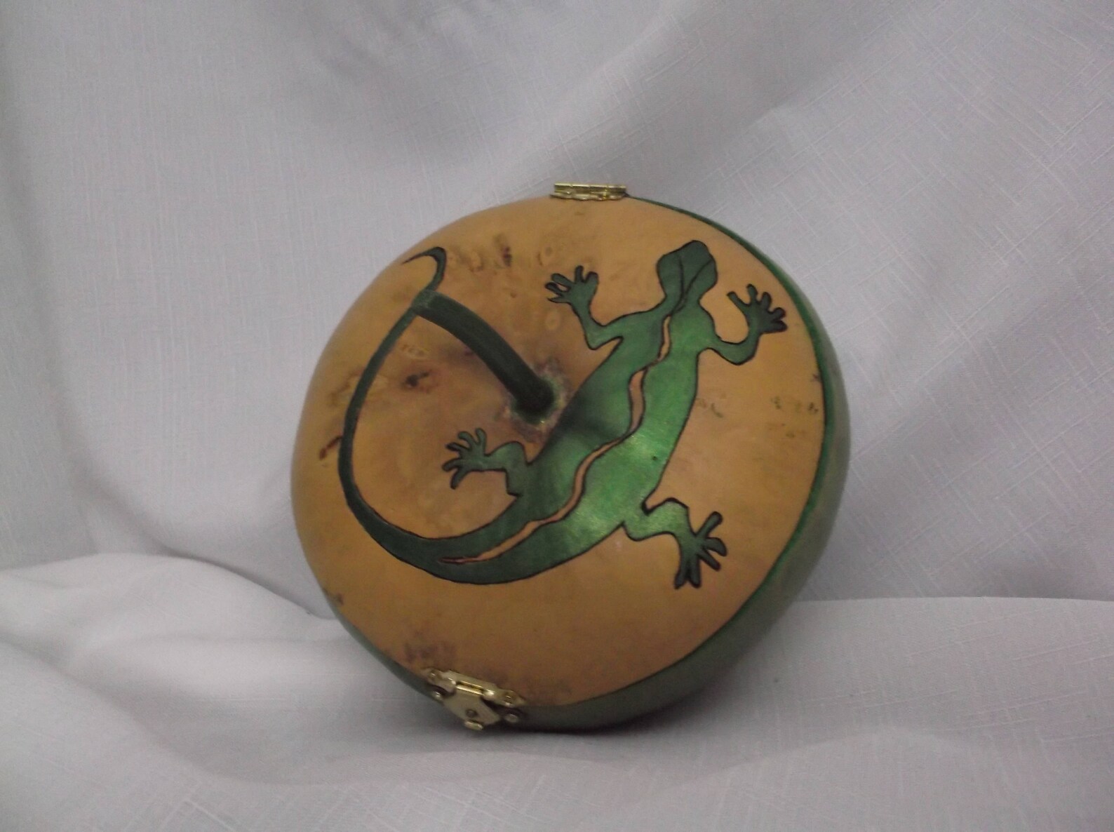 Gourd Box Latched Gourd Box Ginkgo Gourd Hinged Gourd Box Etsy