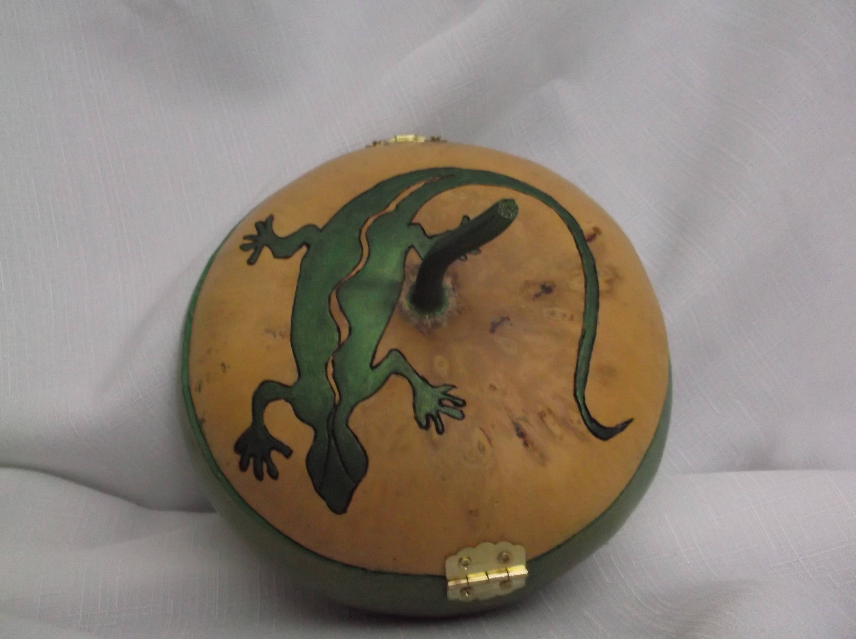 Gourd Box Latched Gourd Box Ginkgo Gourd Hinged Gourd Box Etsy