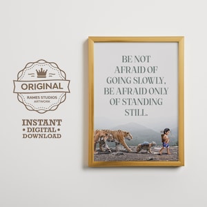 Lord Ayyappa and the Tigers Affirmation - Printable Hindu Deities Print, Positive Quote Art, Digital Download.