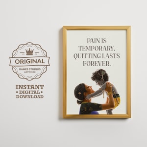 Lord Krishna and Yasodha - Printable Hindu Deities Print, Positive Quote Art, Digital Download.
