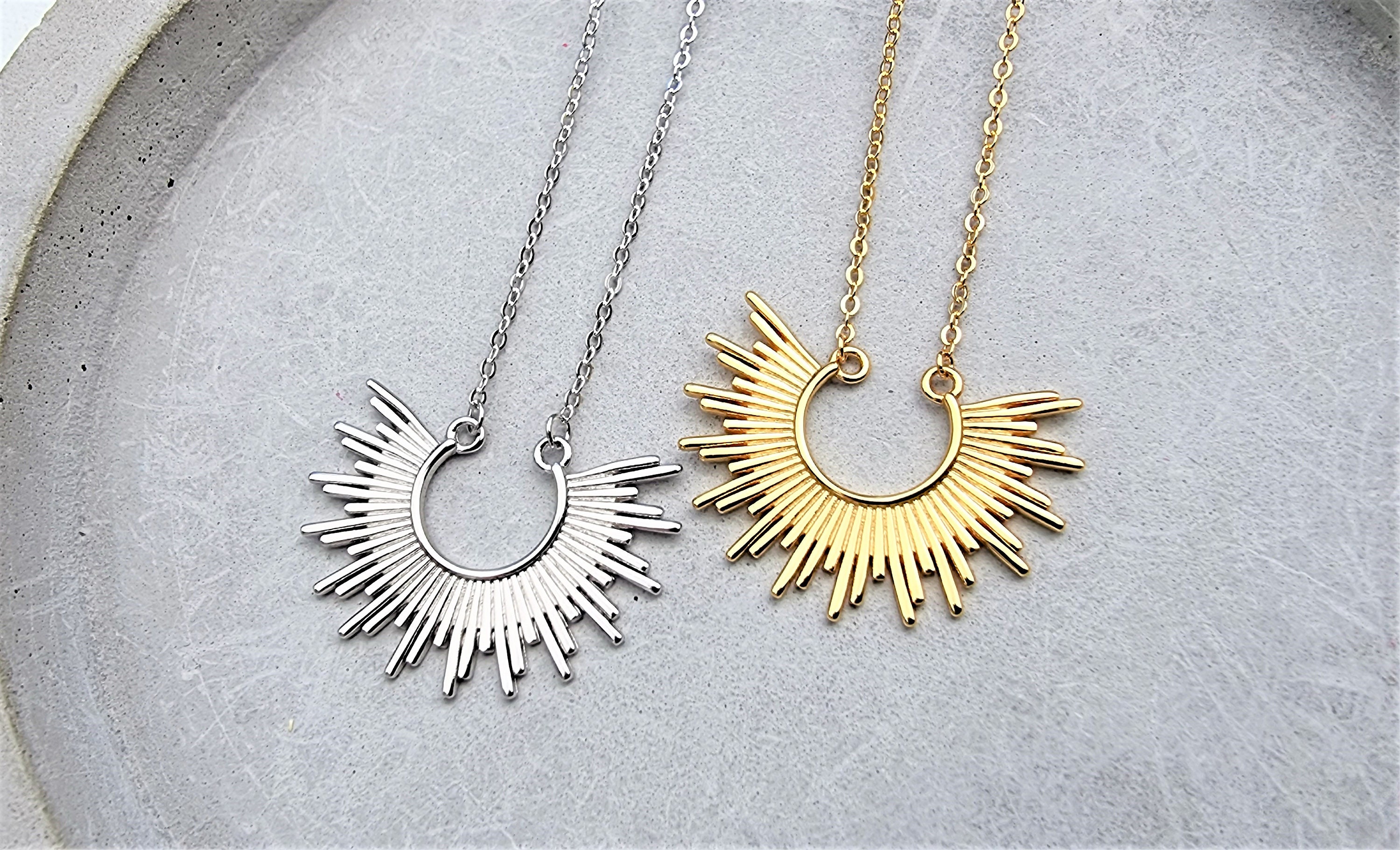 Sunburst Necklace Etsy Australia