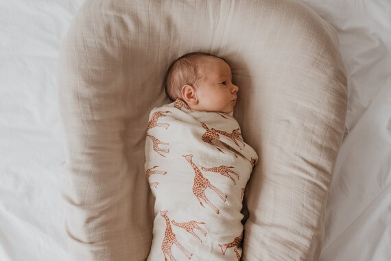 Bamboo Cotton Muslin Swaddles Baby Girl Boy Newborn Blanket 60x60cm 