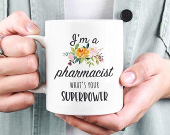 Pharmacist Mug Pharmacy Graduate Gift Birthday Graduation For I M A What S Your Superpower