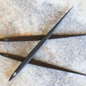 3 pack Nalbinding medieval needles,  made of premium top quality rare and exotic woods