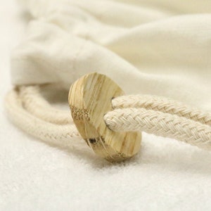 Round cord stopper, wooden chord stopper, cord lock, cord slider. cord adjuster, two hole cord stopper, engraveable cord lock, large button