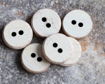 Special sale 3/4 inch stained oak , environmentally friendly hardwood buttons, sweater buttons, buttons for clothing.