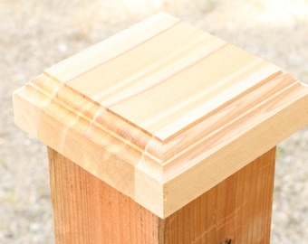 Recycled Cedar Fence Post Caps: DIY Home Improvement