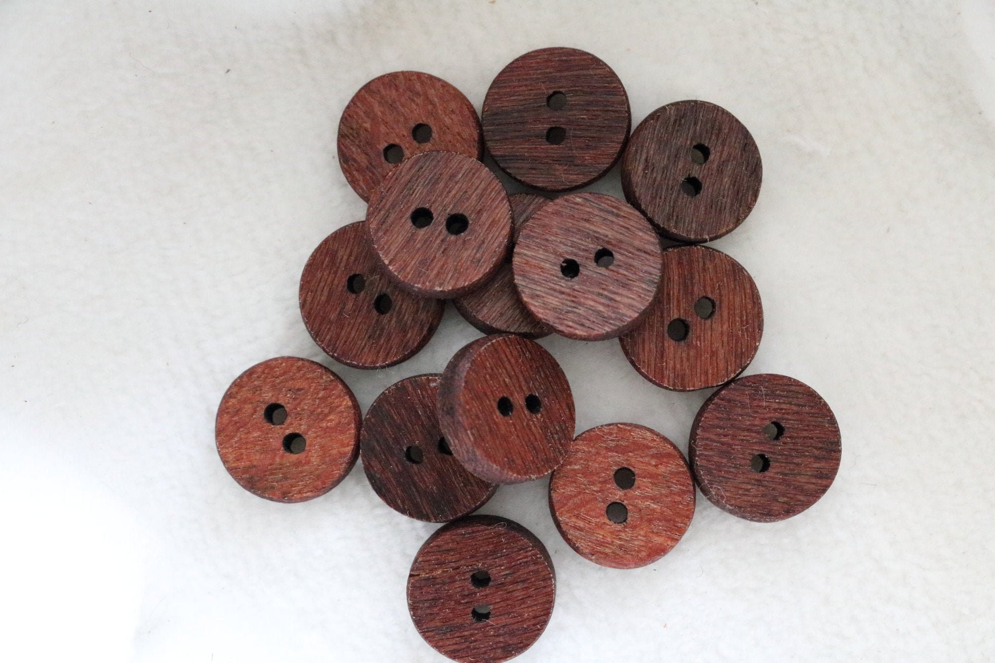 buttons for hats Tiny 9mm Peroba Rosa shirt buttons dress shirt buttons classic exotic hardwood  buttons buttons for baby clothes