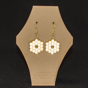 JAMES WEBB earrings, JWST earrings, telescope mirror earrings 2.0