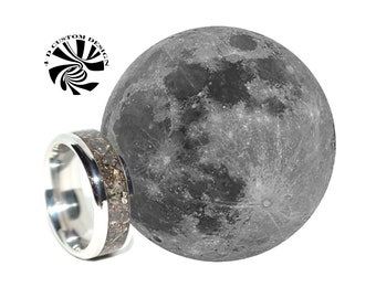 Moon Meteorite Ring