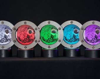 Lunar meteorite 3.49gram in a LED display