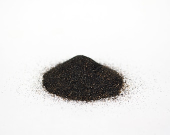 Magnetic sand for inlays with possible traces of gold from gold mining.