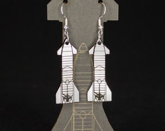 SpaceX Starship earrings