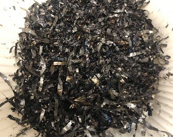 Metorite Muonionalusta coarse shavings, Meteorite Rings, Ring Making Supplies, Jewelry Inlay, Inlay Material, Real Meteorite