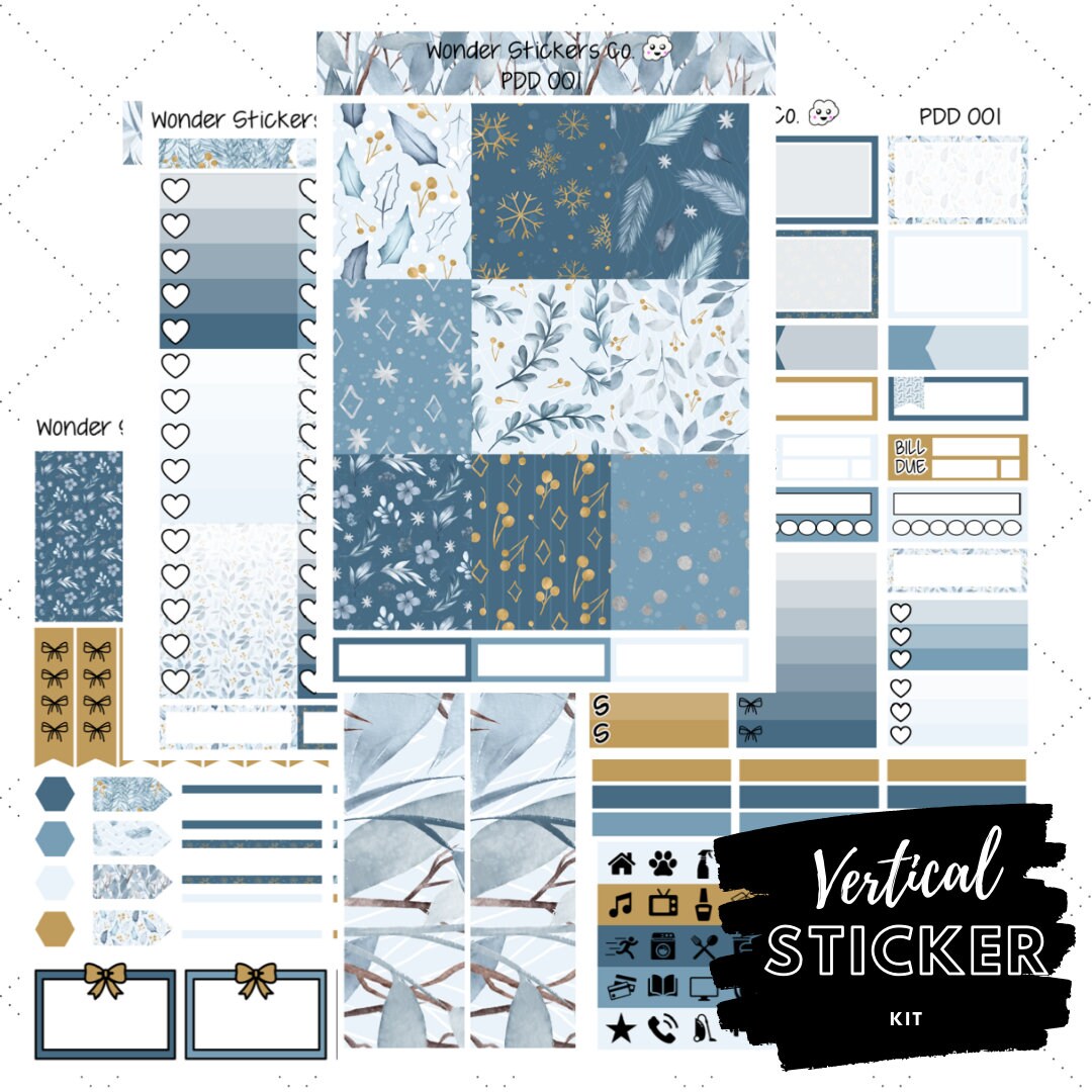 Vertical PDD 001 Sticker Kit | Etsy