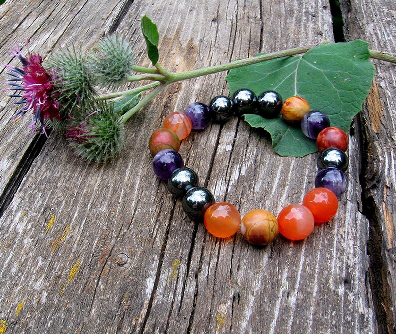 Healing bracelet anxiety Stress relief bracelet Good energy bracelets Chacra reiki healing heart bracelet Energy infused bracelets