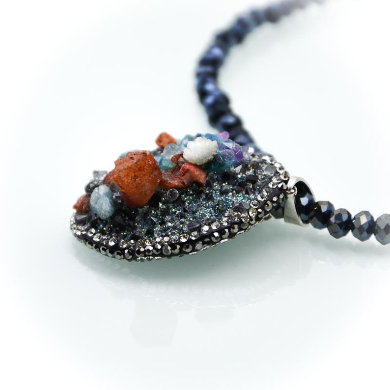 onyx stone necklace